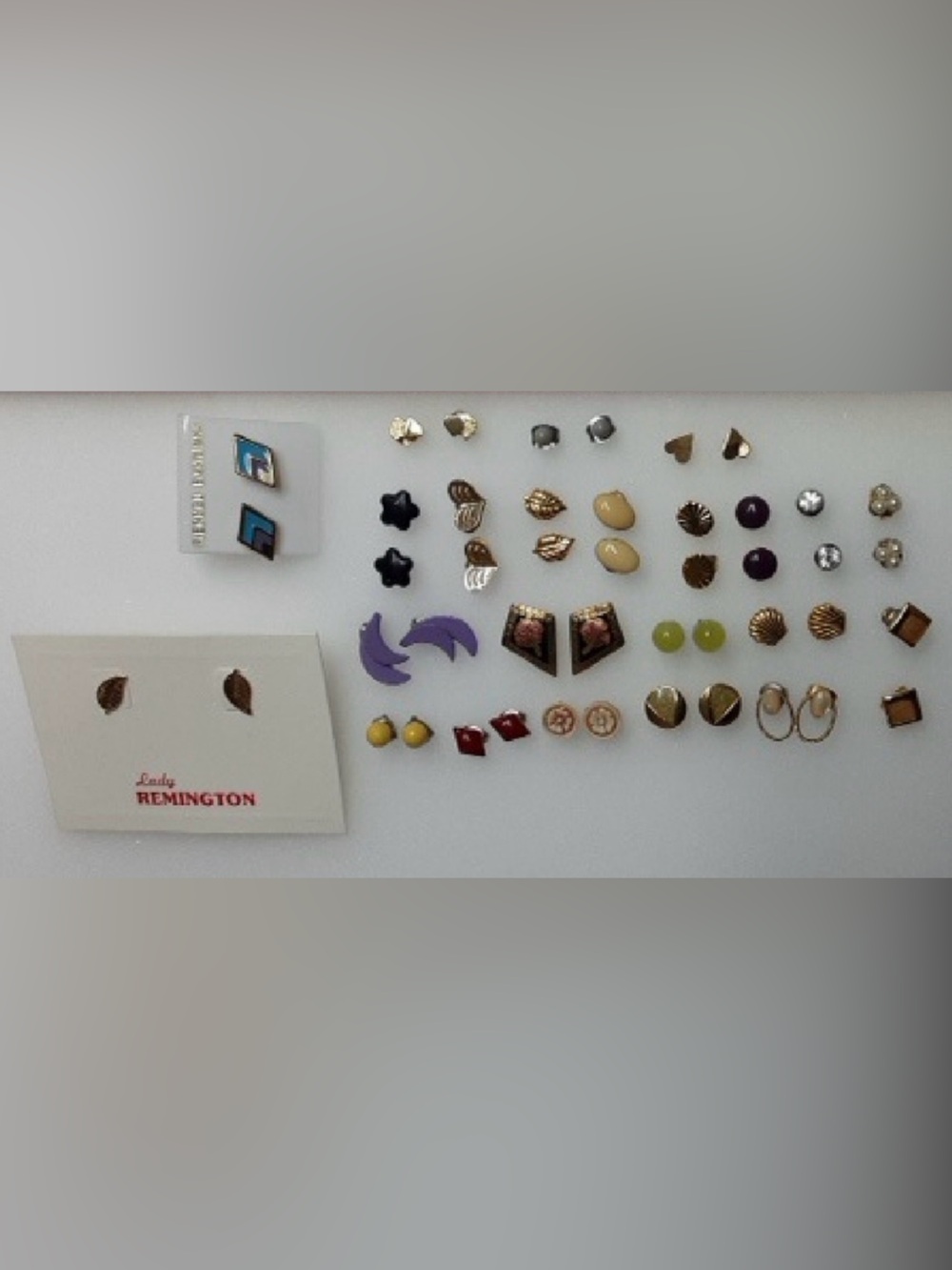 Assorted Small Size Stud Earring Set - Multicolor